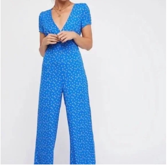 10 Free People Mia Jump Suit - Picture 4 of 9